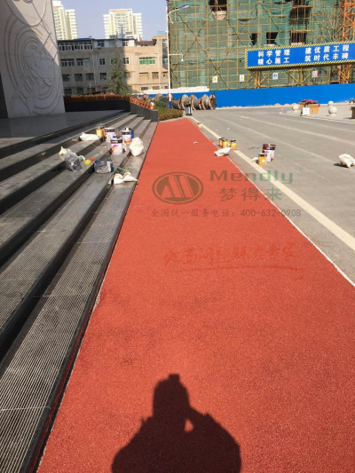 航天五一〇所 阿合奇彩色路面